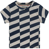 Asymmetrical Print Short Sleeve T-Shirt