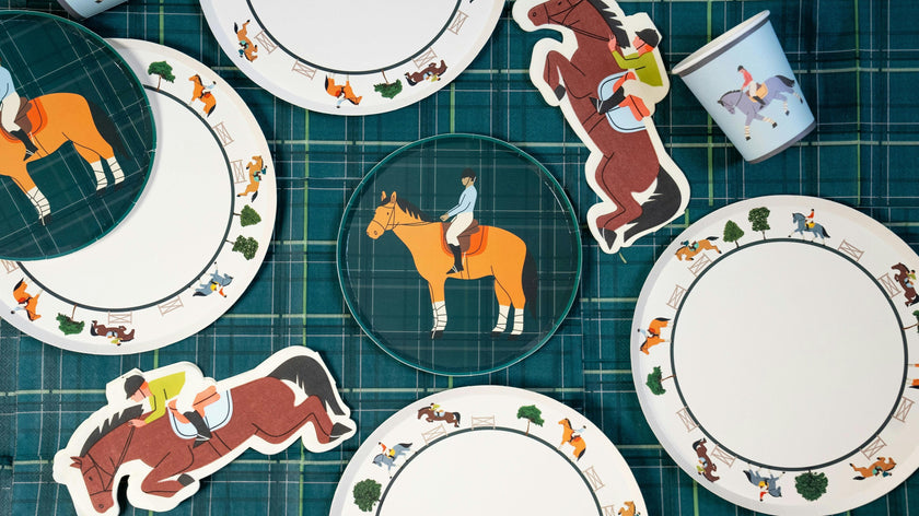 Party Cups - Equestrian Collection (x 12)