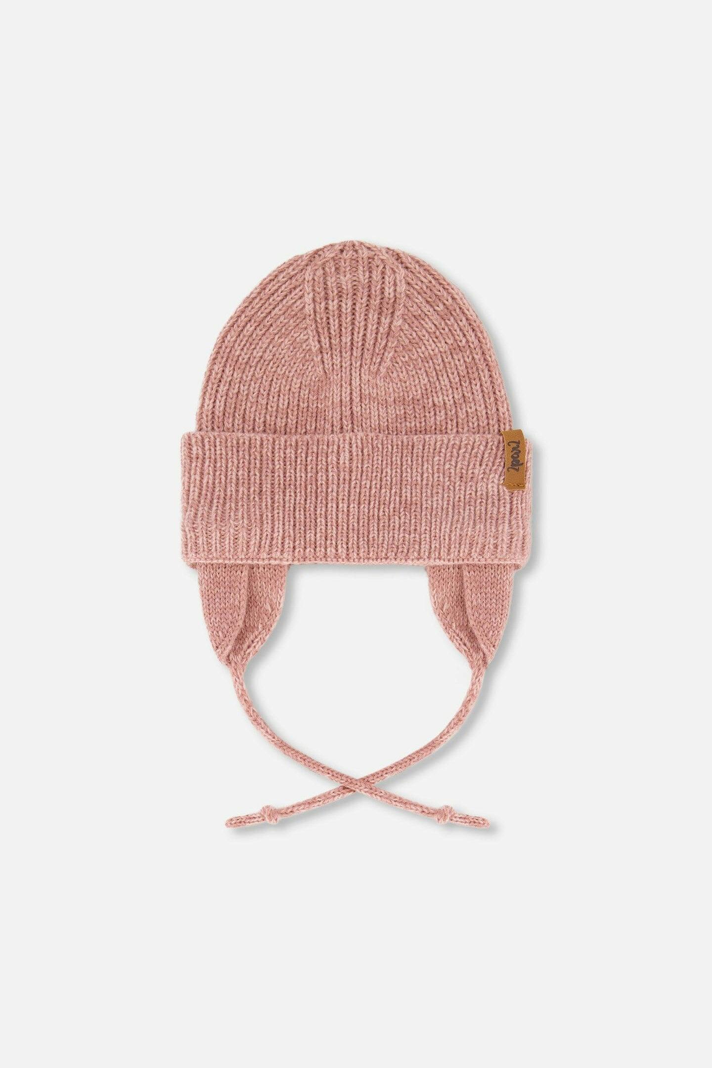 Baby Mid-Season Knit Hat Dusty Pink