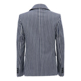 Navy Double Striped Blazer