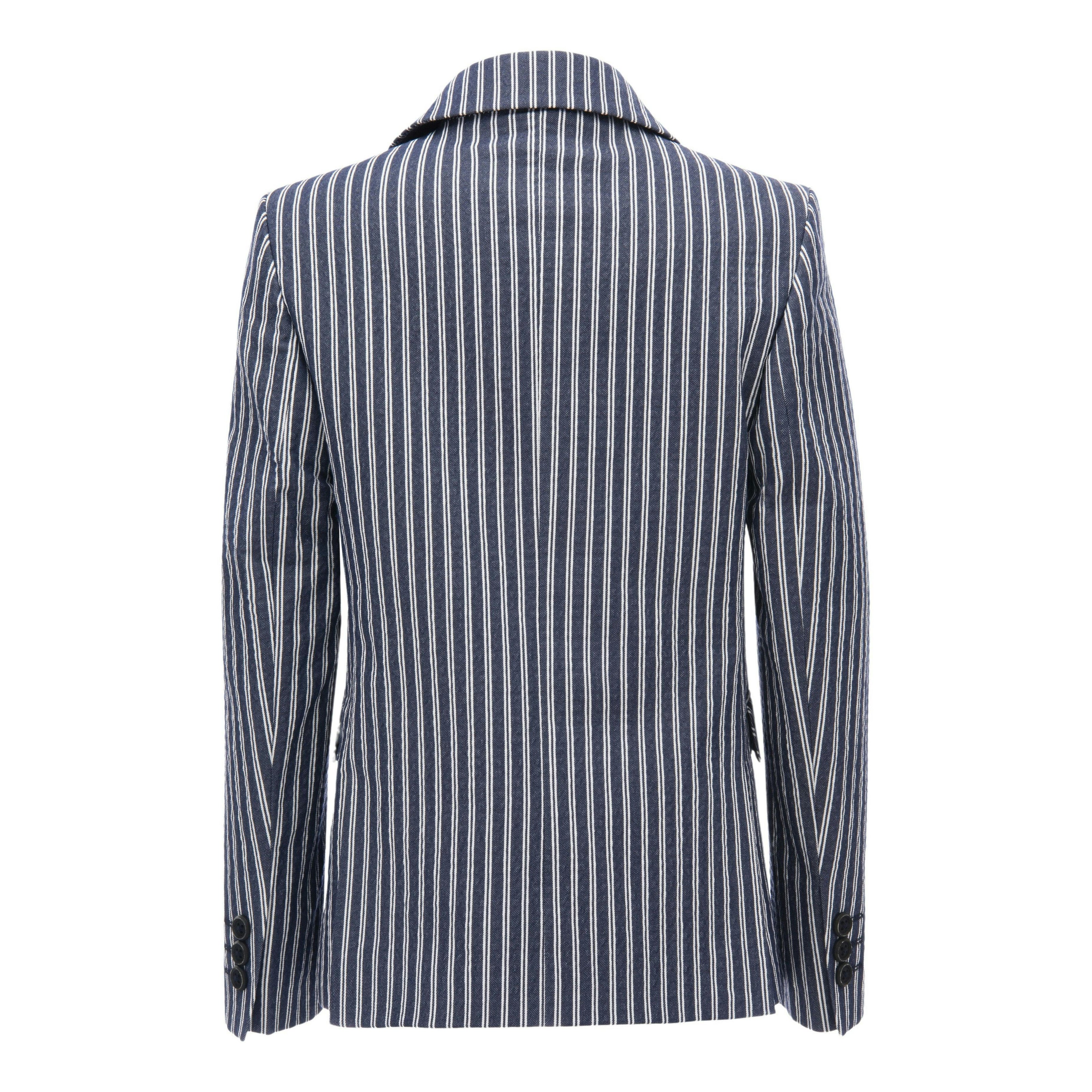 Navy Double Striped Blazer