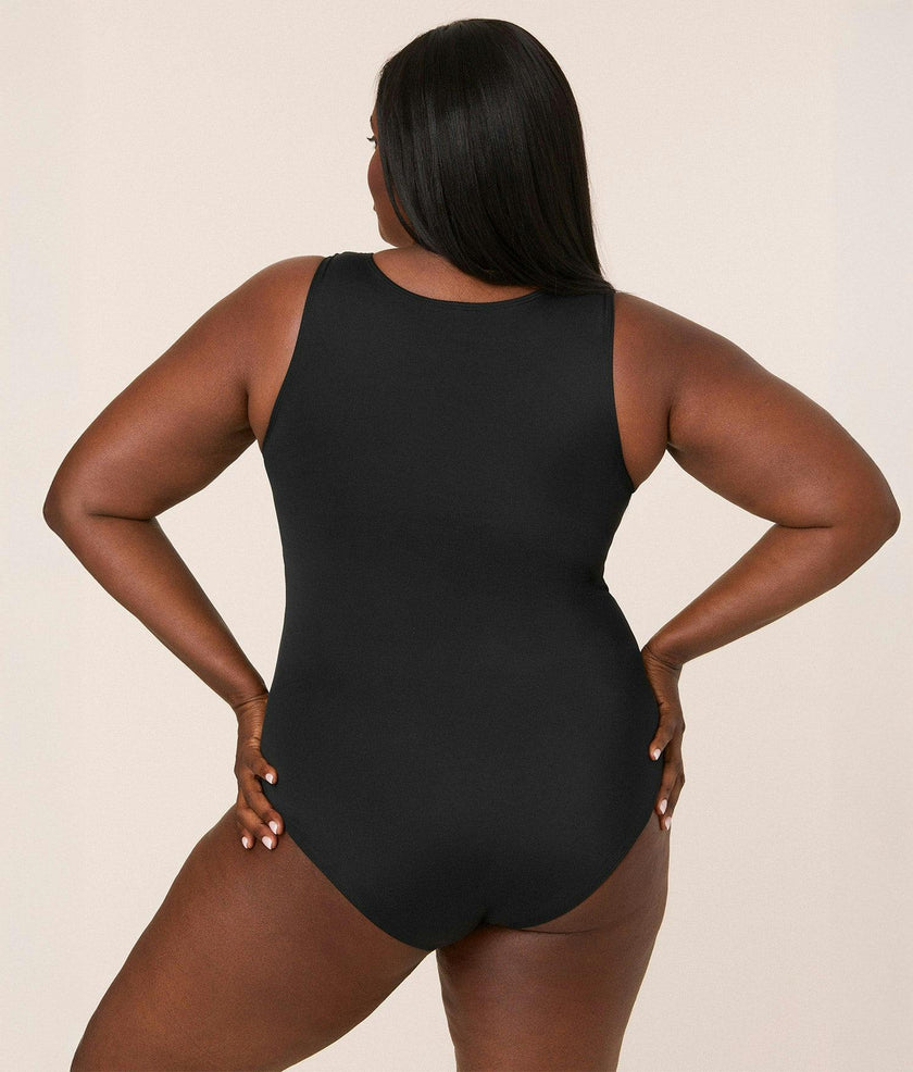 The Malibu One Piece - Eco Nylon - Black - Classic