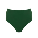 women's palma green terry high waisted bikini bottom