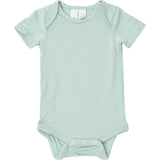 2-Pack Short Sleeve Bodysuit, Sage and Oat