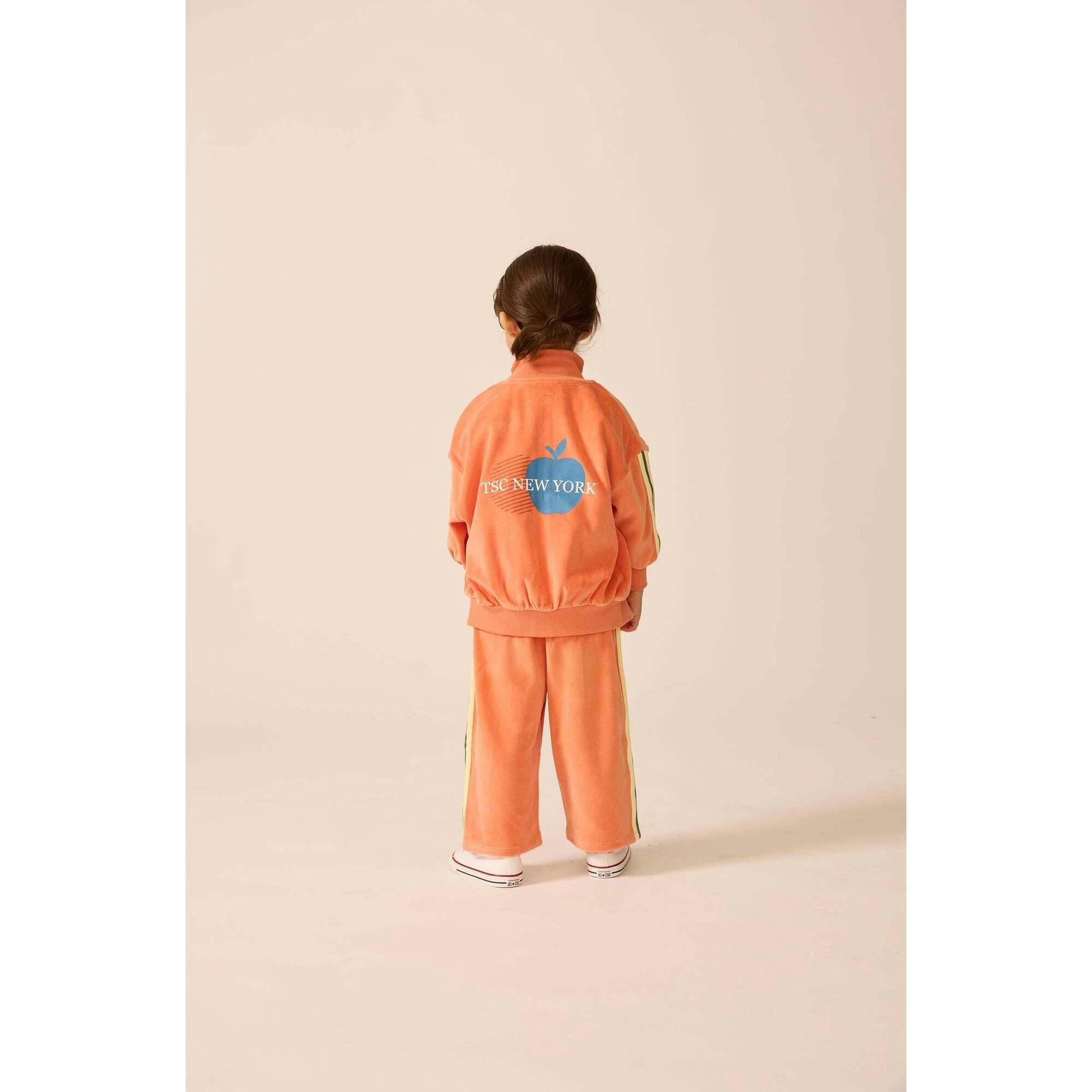 Velour Track Jacket in Sunset Serenade