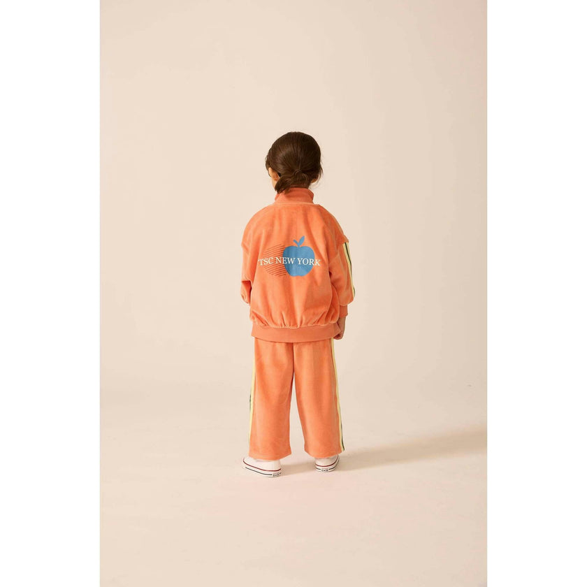 Velour Track Jacket in Sunset Serenade