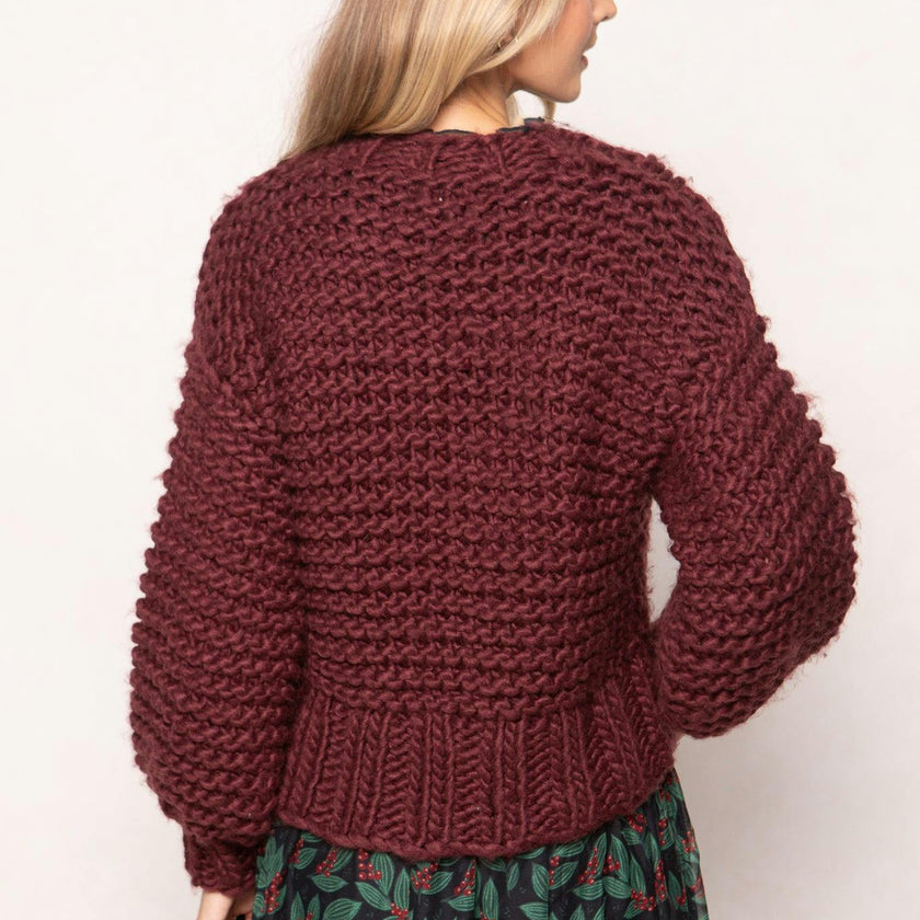 Erica Sweater in Raisin