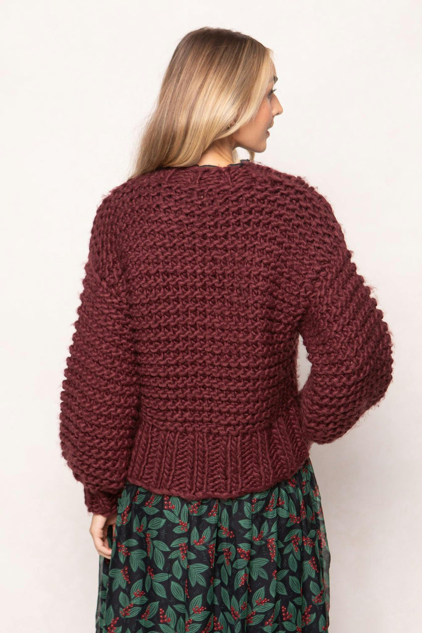 Erica Sweater in Raisin