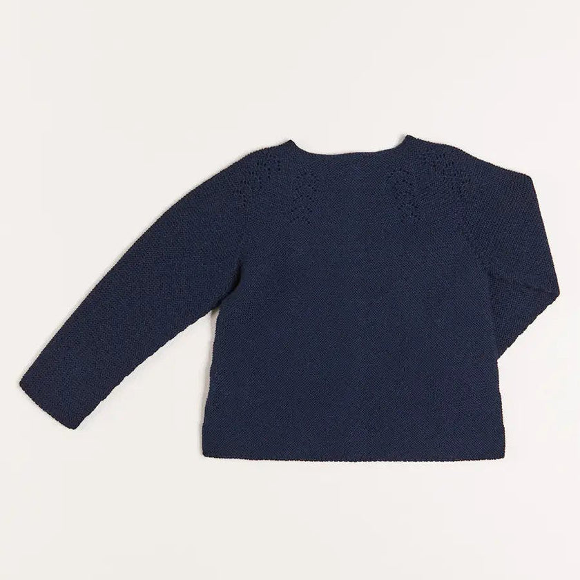 Openwork Cardigan in Navy (6mths-10yrs)