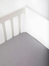 Block-Printed Cotton Fitted Crib Sheet