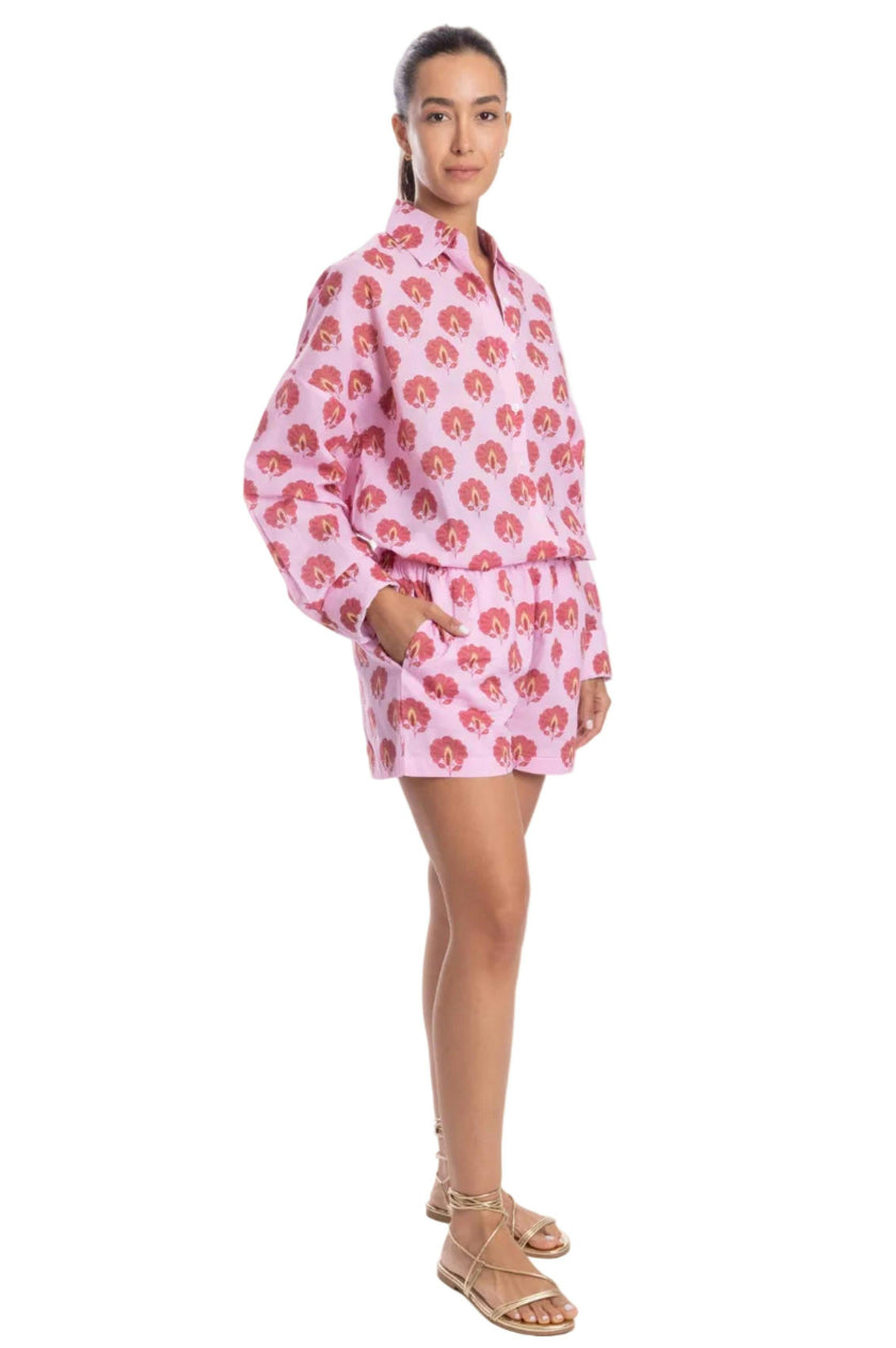 Robi Shorts in Deep Pink