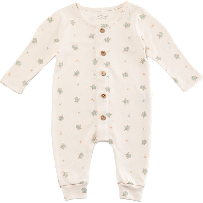 Quinn Magnetic Playsuit in Turtles