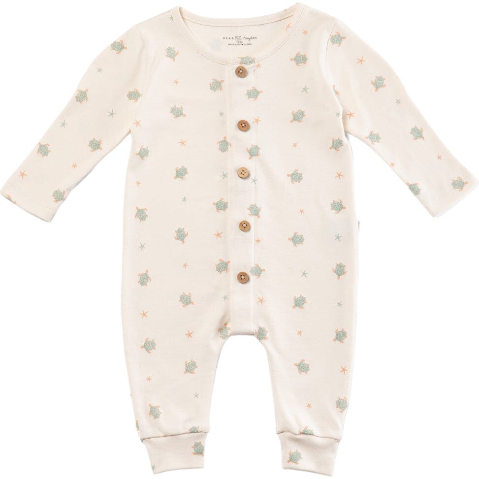 Quinn Magnetic Playsuit in Turtles