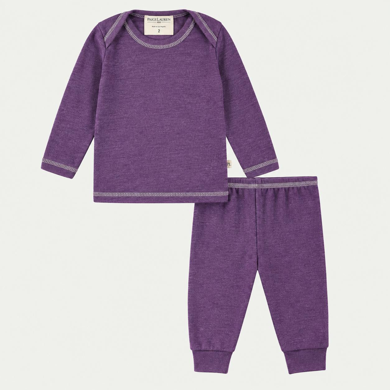 Rib Lap Tee + Legging Set