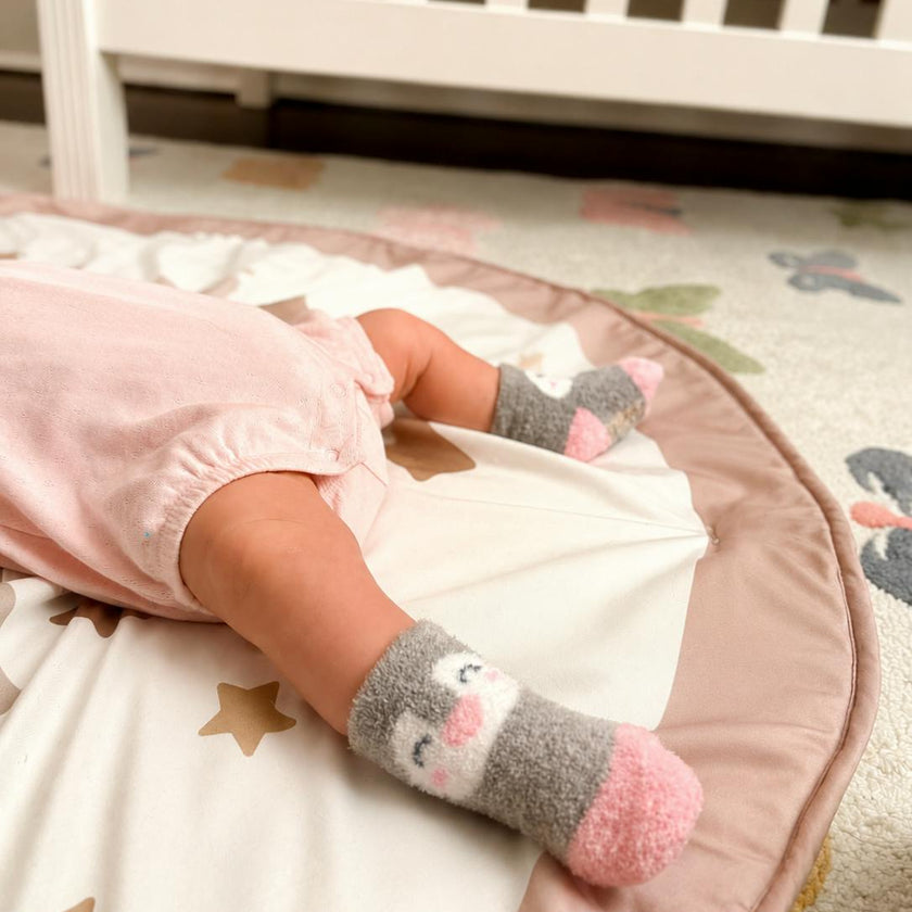 Little Grey Cozy 3pk Infant Hosiery