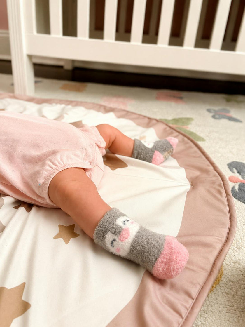 Little Grey Cozy 3pk Infant Hosiery