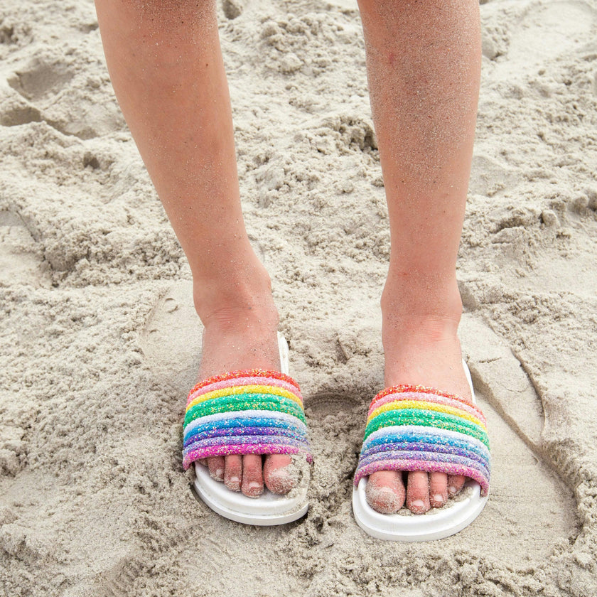 Glitter Rainbow Slides