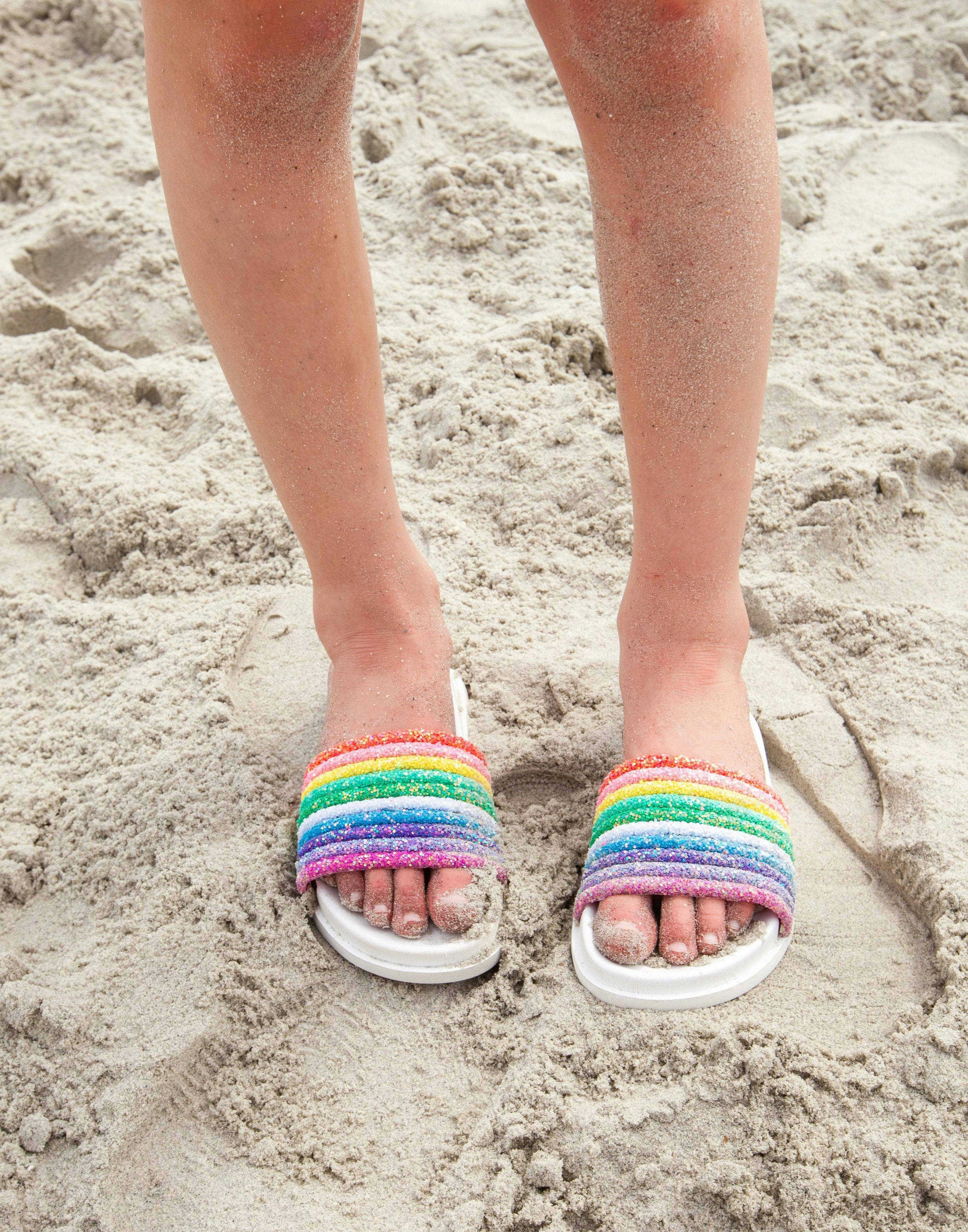 Glitter Rainbow Slides
