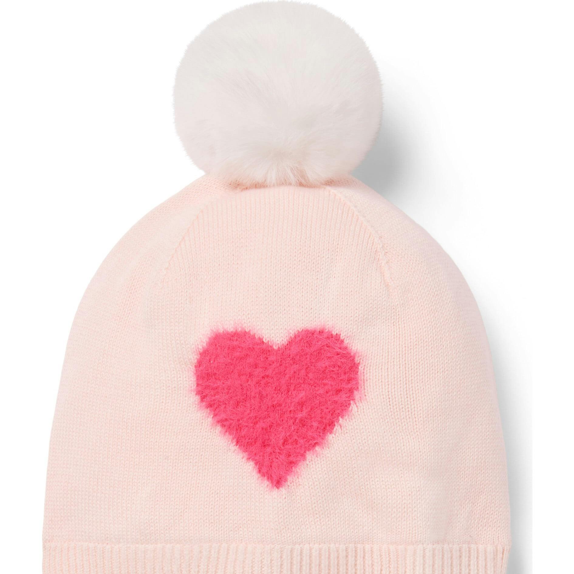 Heart Pom Beanie