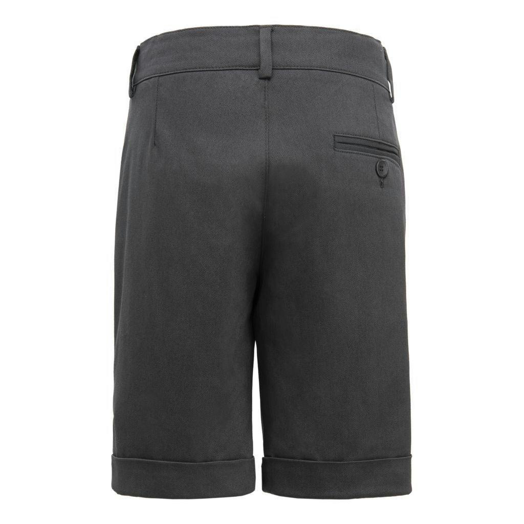 Charcoal Gray Formal Shorts
