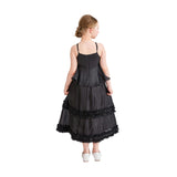 Black Calista Ruffle Skirt Set