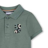 Muted Green Explorer Short Sleeve Polo