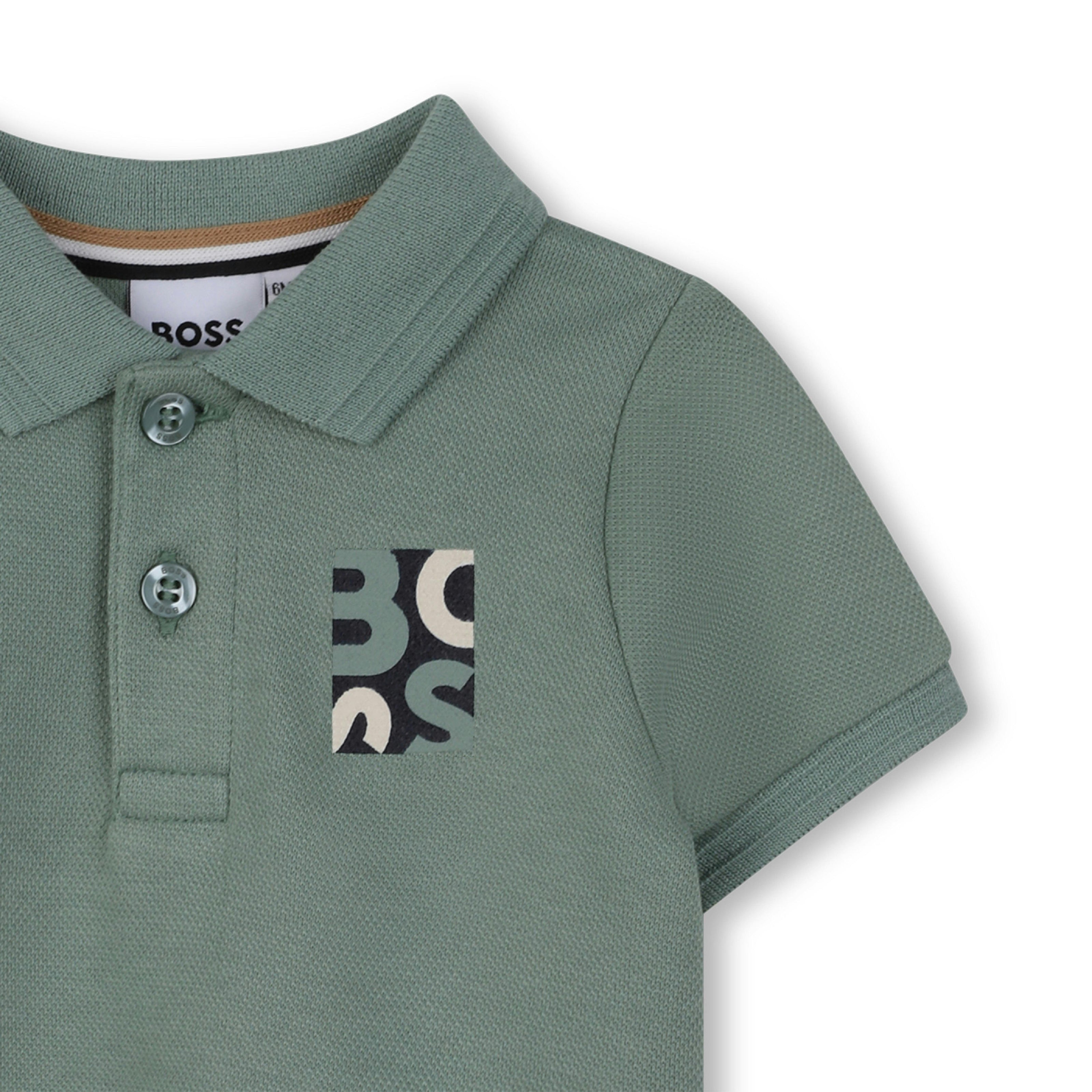 Muted Green Explorer Short Sleeve Polo