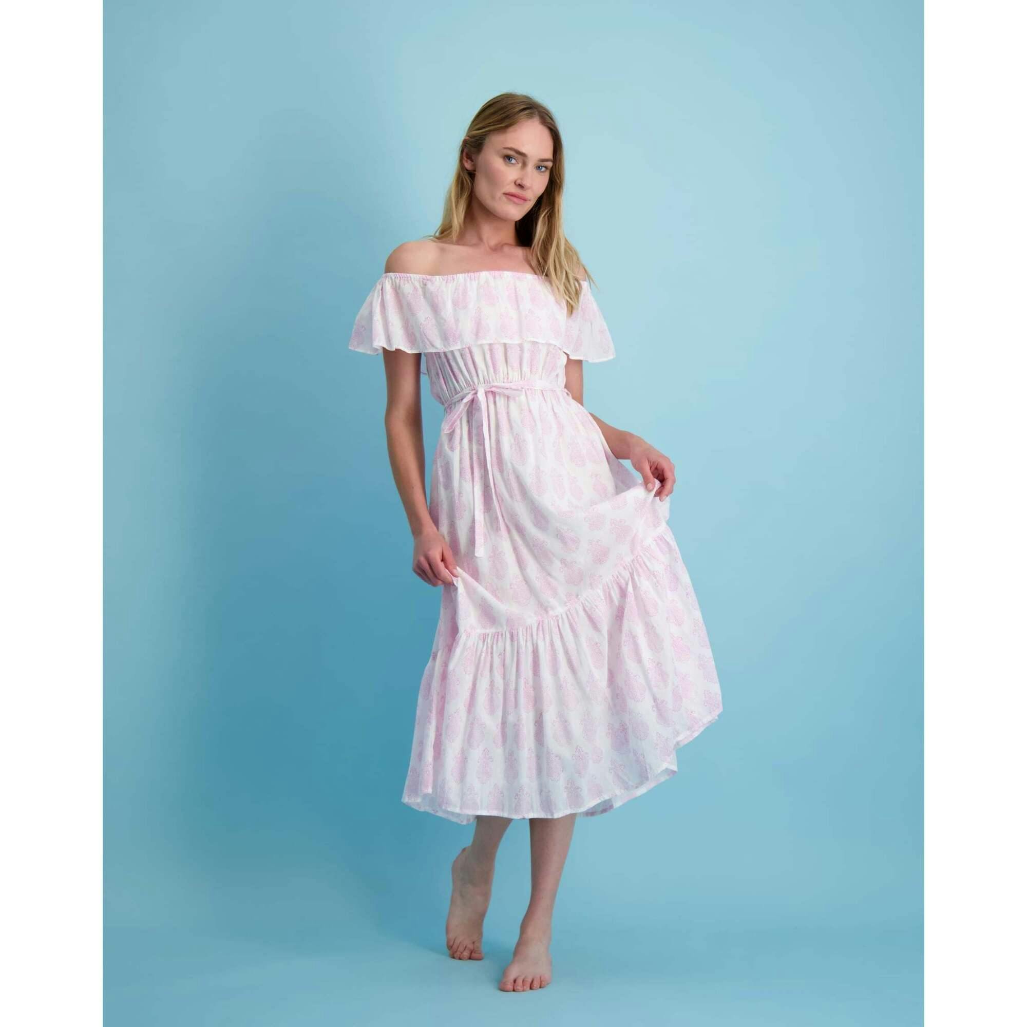 Women's Benoite Paisley Off-Shoulder Dress, Prints