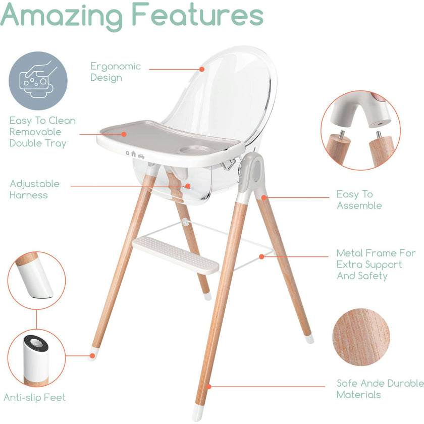 Children of Design 6 in 1 Deluxe High Chair
