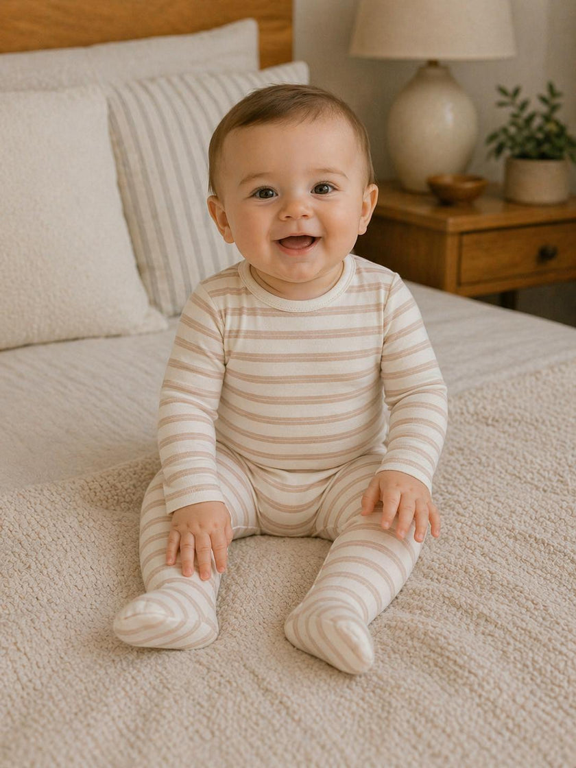 Horizontal Stripe Footie