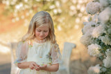 Enchanted Bloom Embroidered Tulle Dress for Girls