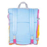 Sleep-N-Pack™ – Big Kid Size | Color Block Camp Collection: Pink Smile Face