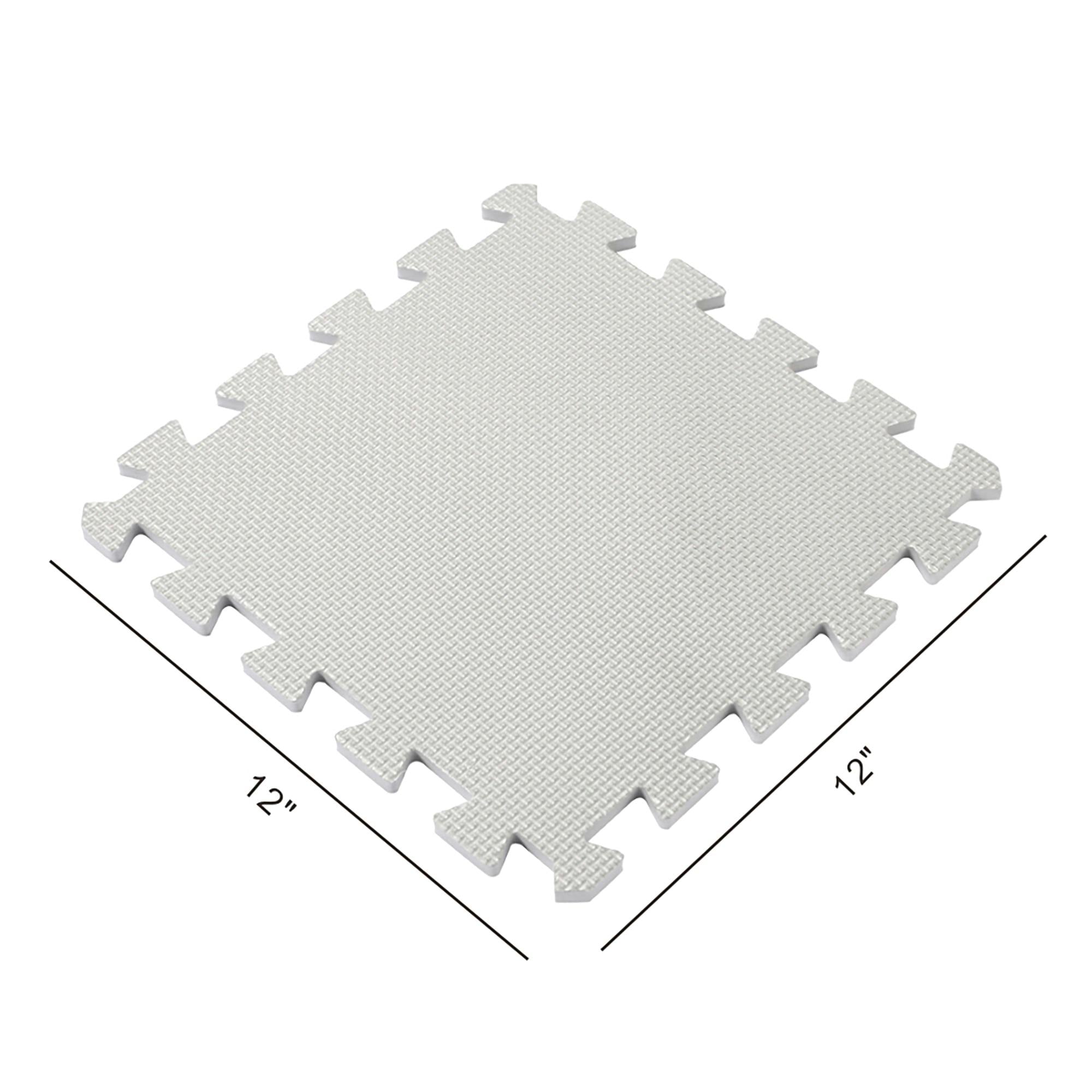 Tile Playmat - 12pc - Blue, Grey, White