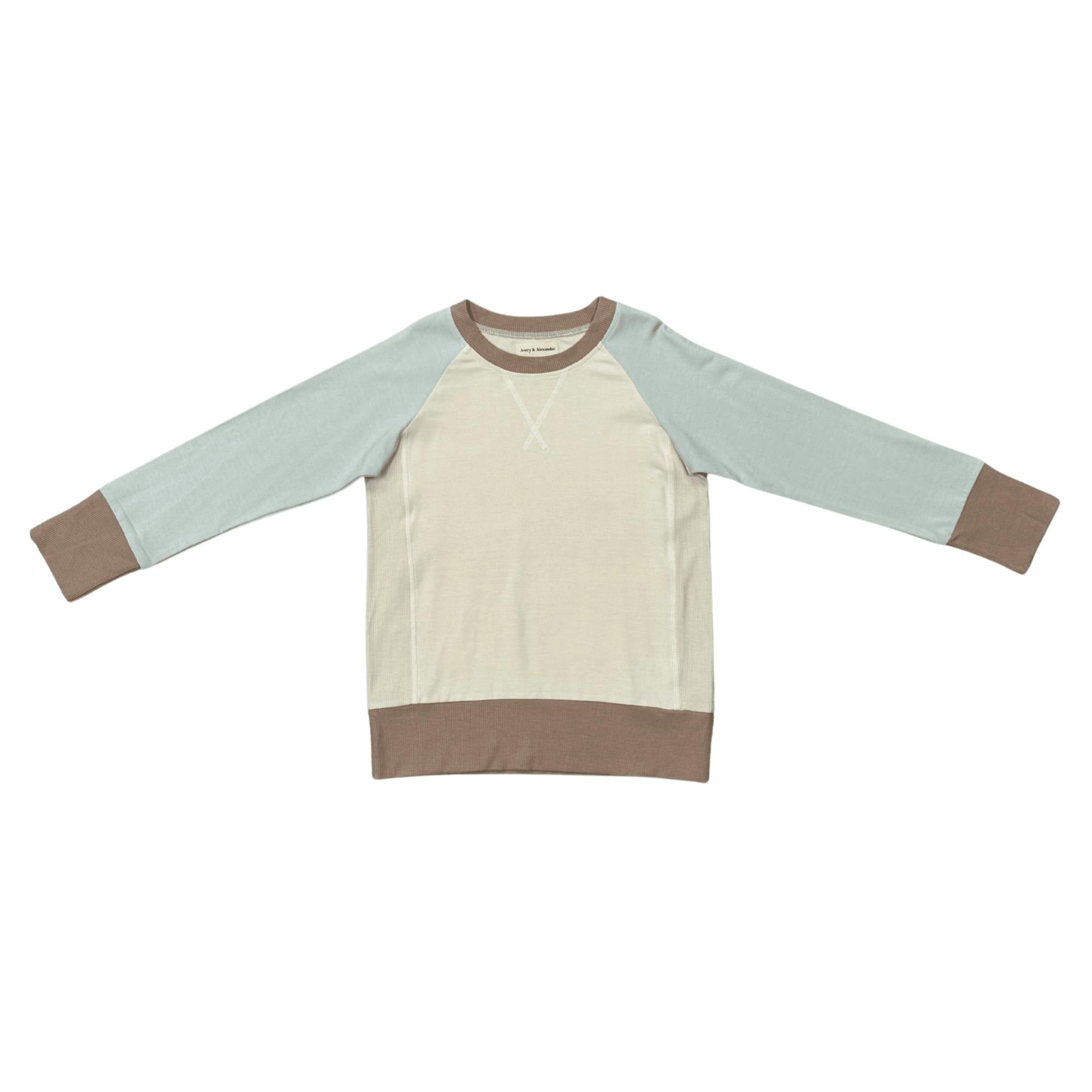 Boys Terry Sweatshirt in Sky Blue