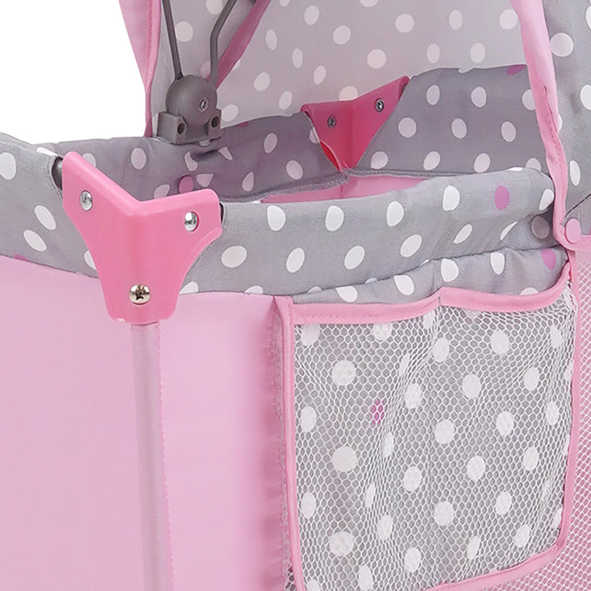Cotton Candy Pink Doll Play Yard - Pink