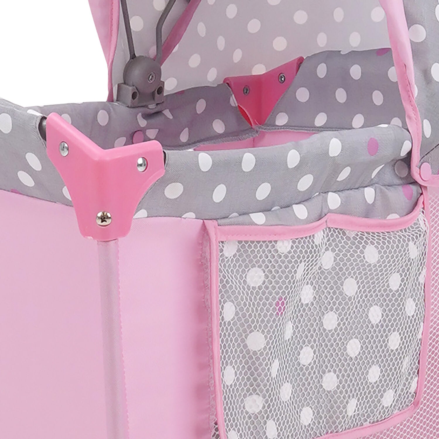 Cotton Candy Pink Doll Play Yard - Pink