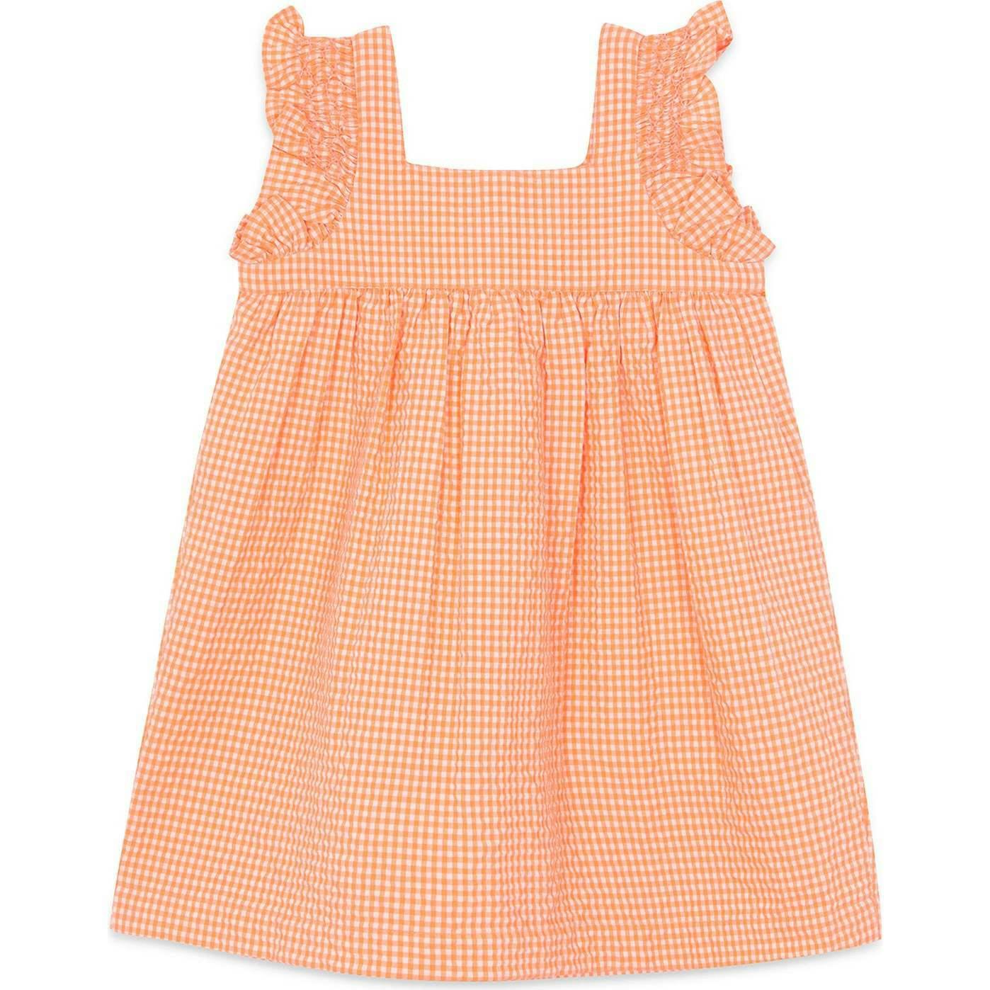 BONTON Nonna Dress - Carreau Fluo