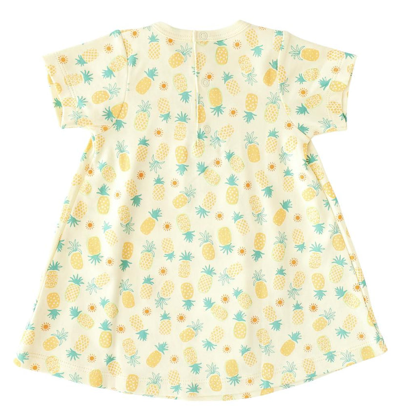 Pineapple Print Swing Dress