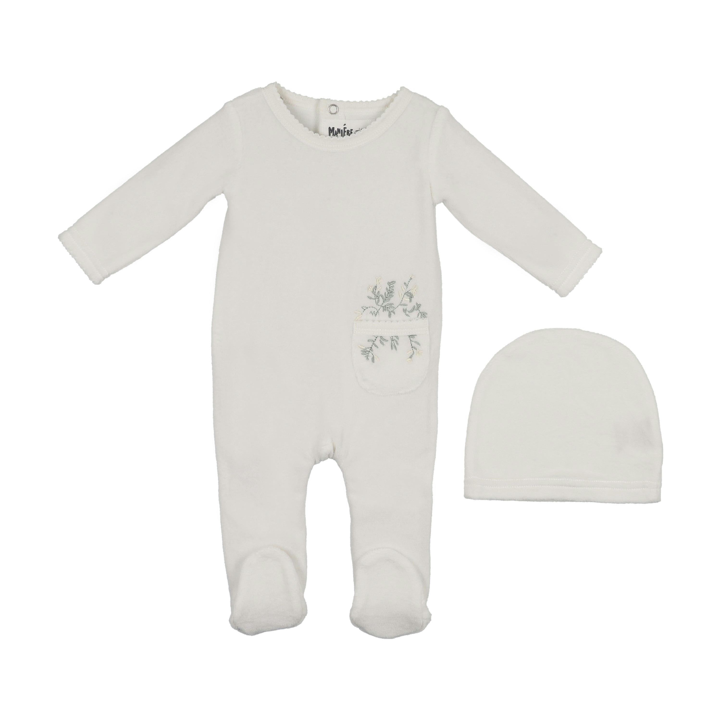 Velour Pocket Footie
