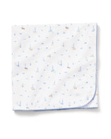 Pima Baby Blanket in Letters and Lullabies