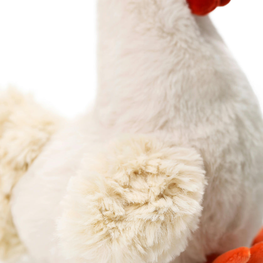 McHugs Marshmallow Chicken Farm Weighted Plush Animal 25cm