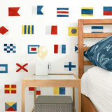 Nautical Flags • Peel-and-Stick Wall Decals