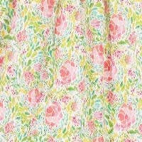 Molly Smocked Neck Ruffle Sleeve Top, Florals