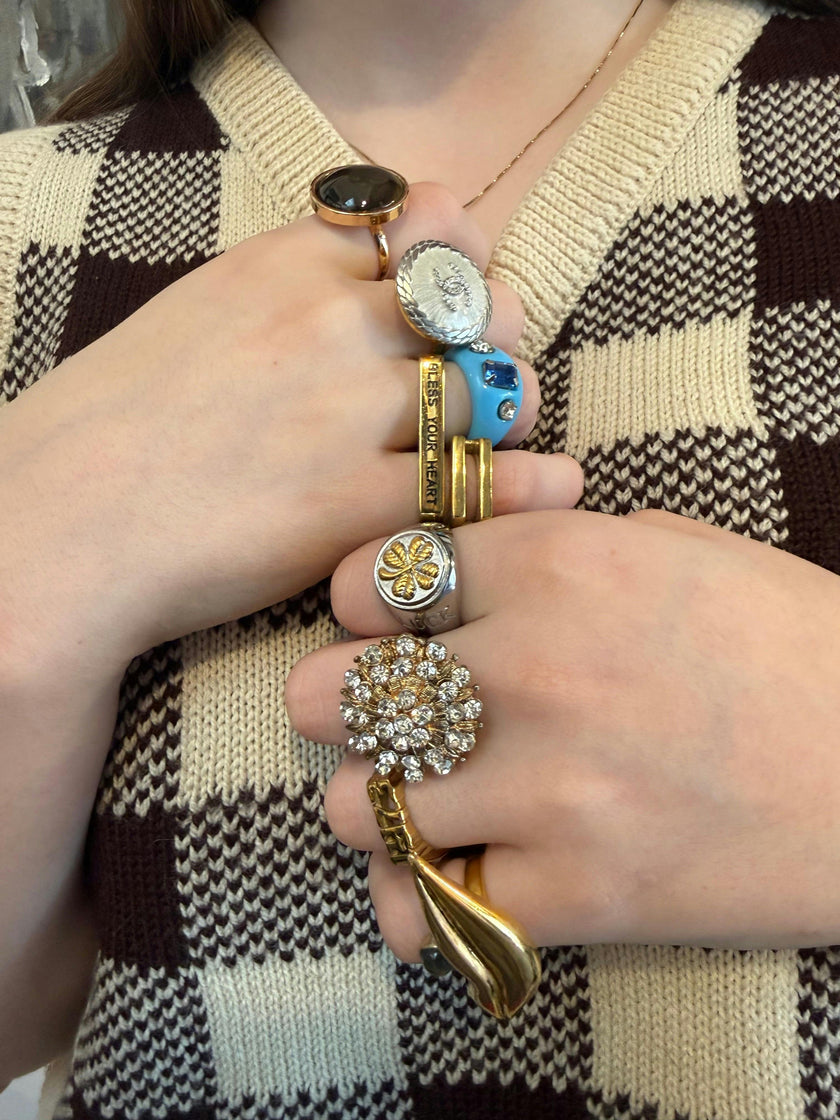 GOOD LUCK SIGNET RING & NECKLACE