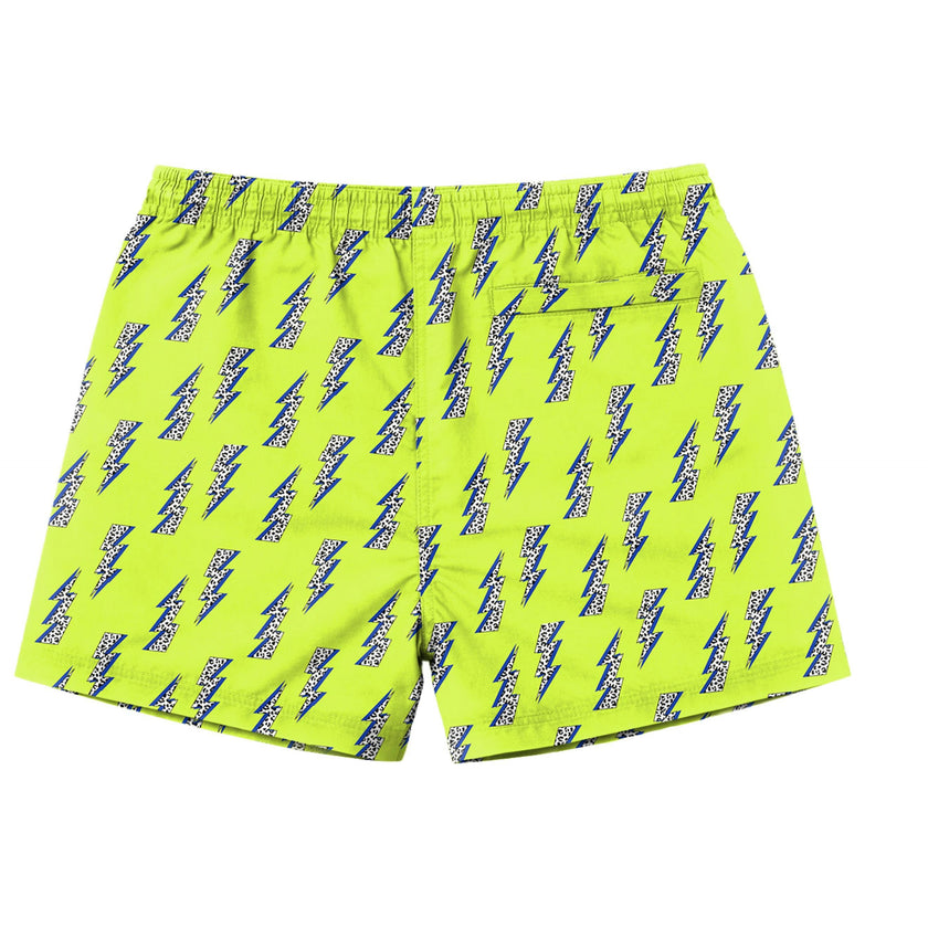 Dylan Boys Lightning Bolt Print Board Shorts