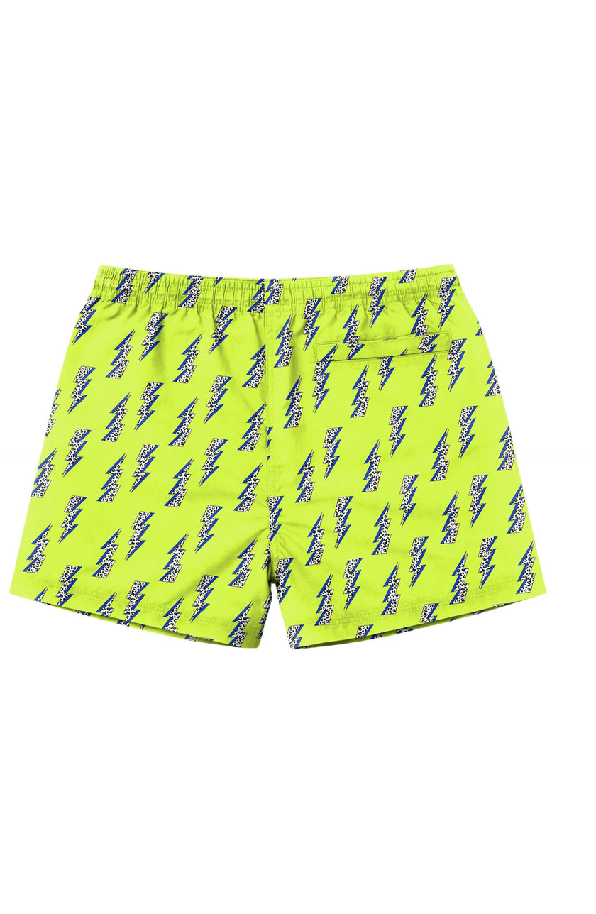 Dylan Boys Lightning Bolt Print Board Shorts