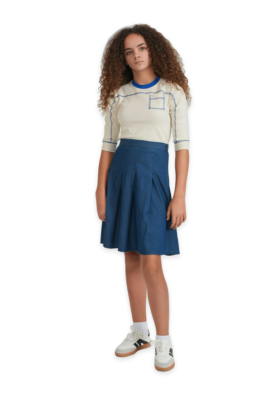 Color Block Pocket T shirt