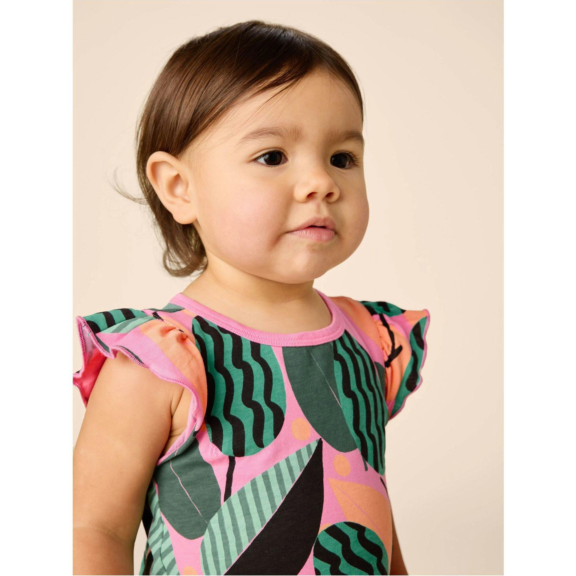 Flutter Sleeve Pocket Dress 2.0, Pink