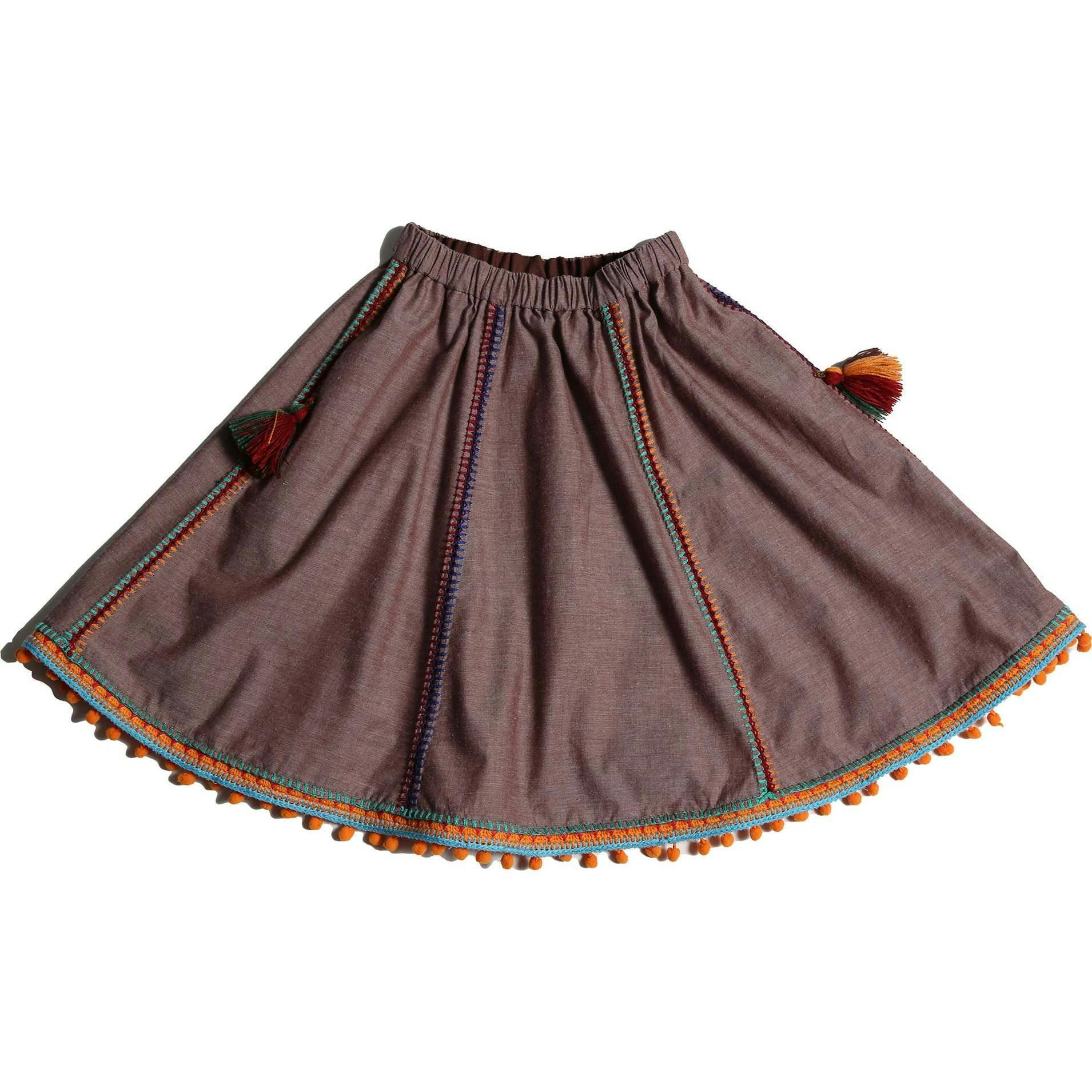 Maya Embroidered Peasant Skirt