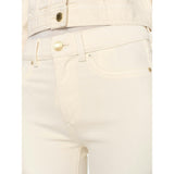 Mara Straight Mid Rise Instasculpt™ Ankle Jeans | Ecru
